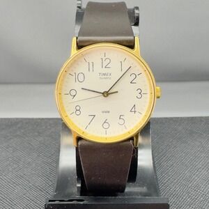 Vintage Timex LA Cell Quartz Watch Gold Tone Dress Watch - WORKS